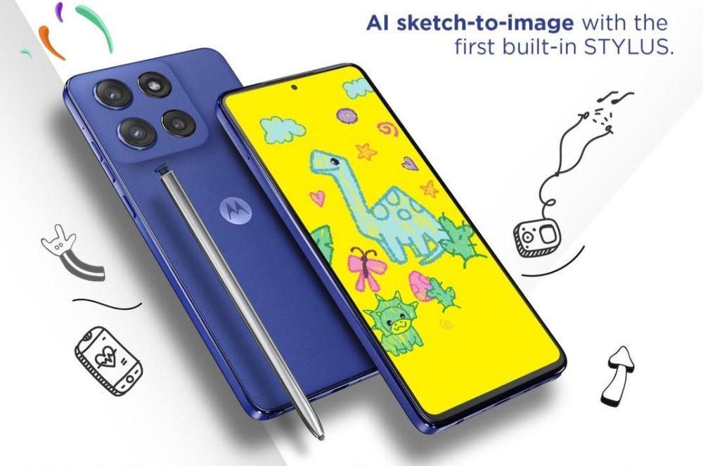 Motorola Edge 60 Stylus Rilis, Ubah Sketsa Jadi Gambar Pakai AI