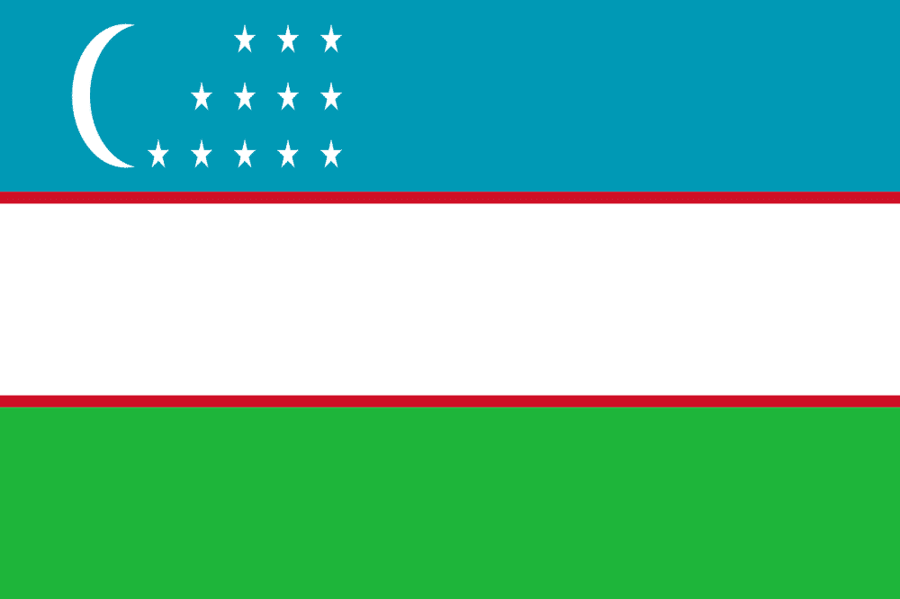 ilustrasi bendera Uzbekistan (pixabay.com/OpenClipart-Vectors)
