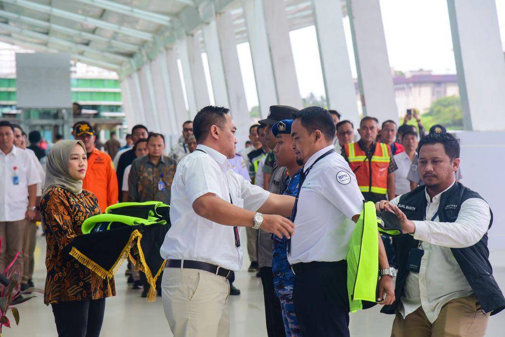 Penutupan Posko Lebaran di Bandara Sepinggan Balikpapan Kalimantan Timur, Sabtu (12/5/2025). Foto PT Angkasa Pura Balikpapan