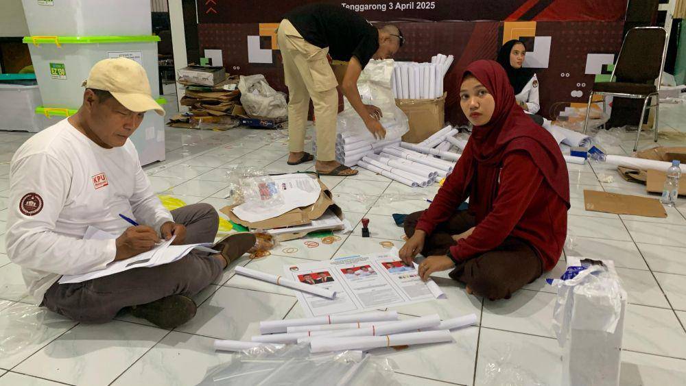 KPU Kukar Mulai Pengemasan Logistik Jelang PSU Pilkada 2025