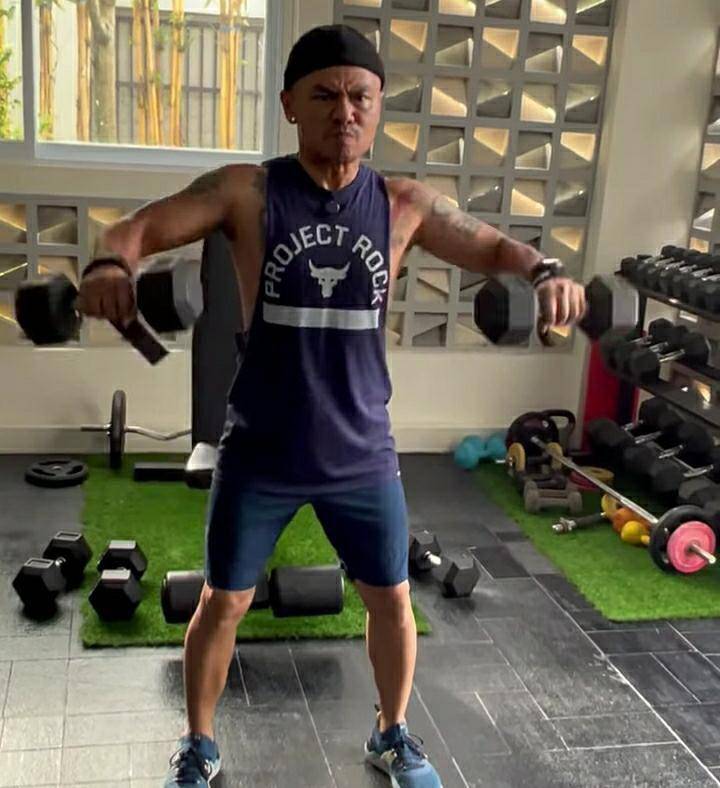 potret Wendi Cagur workout lagi setelah lebaran dan liburan (instagram.com/wendicagur)
