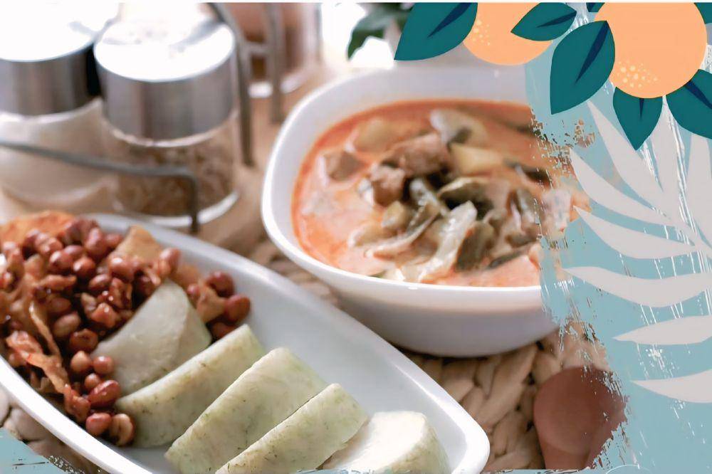 potret hidangan lontong sayur di Sinar Pagi (instagram.com/sinarpagimuarakarang)
