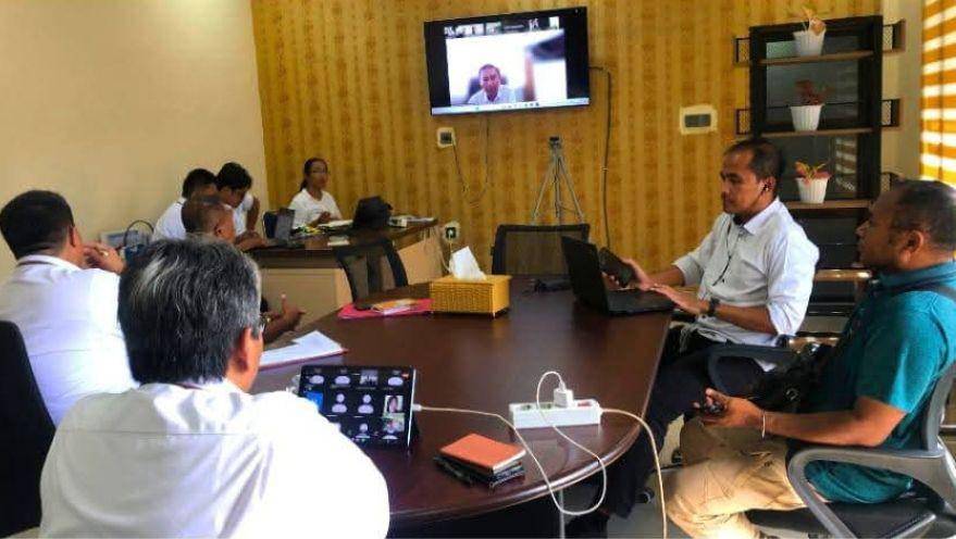 Rapat Sentra Efata di Kupang dengan Kemensos. (Dok Sentra Efata Kupang)