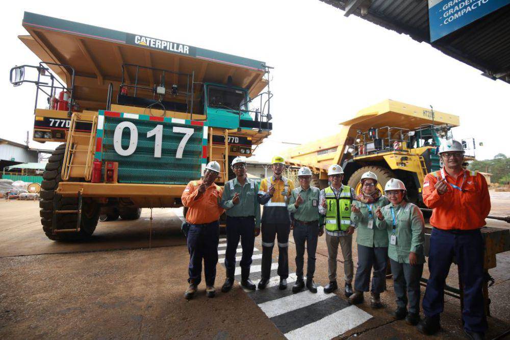 PT Vale berhasil merekondisi truk yang telah rusak menjadi seperti baru. (vale.com)