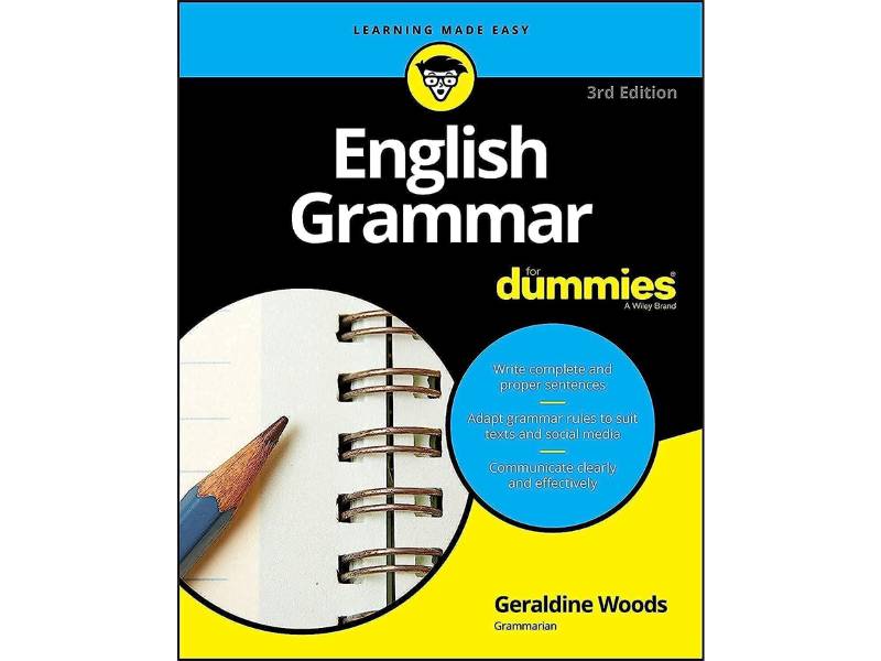 Sampul buku English Grammar for Dummies. (Dok. Amazon)