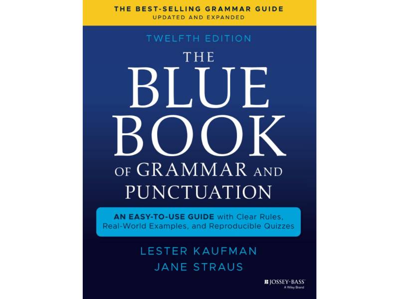 Sampul buku The Blue Book of Grammar and Punctuation. (Dok. Amazon)