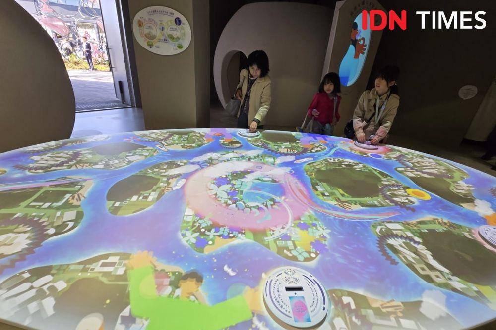 Di area BUMI inovasi pangan dan energi ditampilkan. (IDN Times/Uni Lubis)