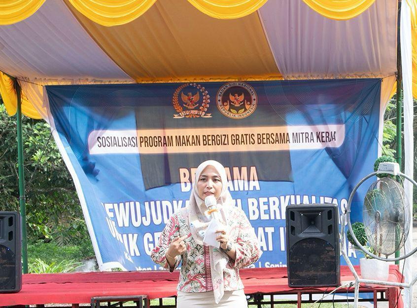 Sosialisasi Makan Bergizi Gratis di Langkat, Manfaatkan Usaha Lokal