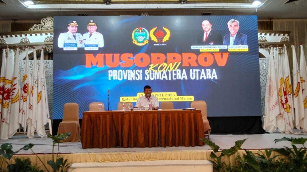 Hatunggal Siregar terpilih aklamasi pimpin KONI Sumut 2025-2029 (dok.istimewa)