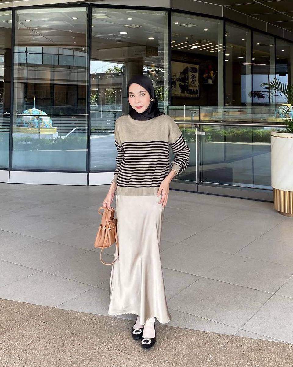 potret ide OOTD nuansa earth tone favoritnya cewek bumi ala Nasya Rahmanda (instagram.com/nasya_rhmd)