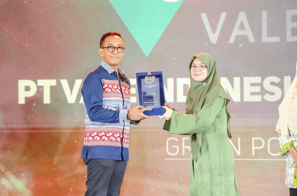 PT Vale menerima tujuh penghargaan dalam acara Eco-tech Pioneer and Sustainability Award (EPSA) 2024 (vale.com)