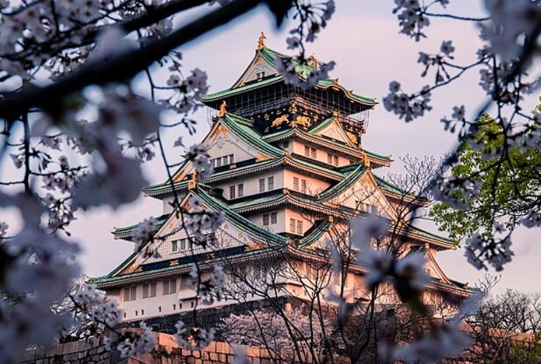 5 Kastil Jepang yang Terlihat Epik dengan Background Sakura