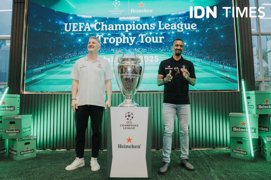 Kenangan Nani dan Schweinsteiger saat Tur Trofi Liga Champions