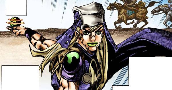 Gyro dengan seragam algojo - Steel Ball Run