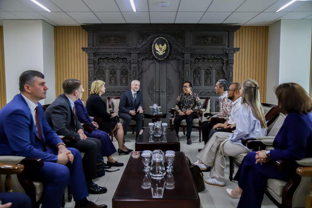 Menko PMK terima kunjungan Delegasi Rusia, Selasa (15/4/2025) (kemenkopmk.go.id)