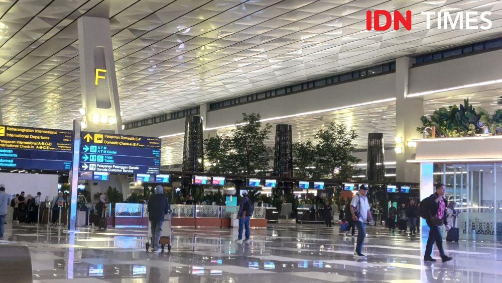 Potret Terminal 3, Bandara Soekarno-Hatta, Tangerang, Banten (IDN Times/Dhiya Awlia Azzahra)