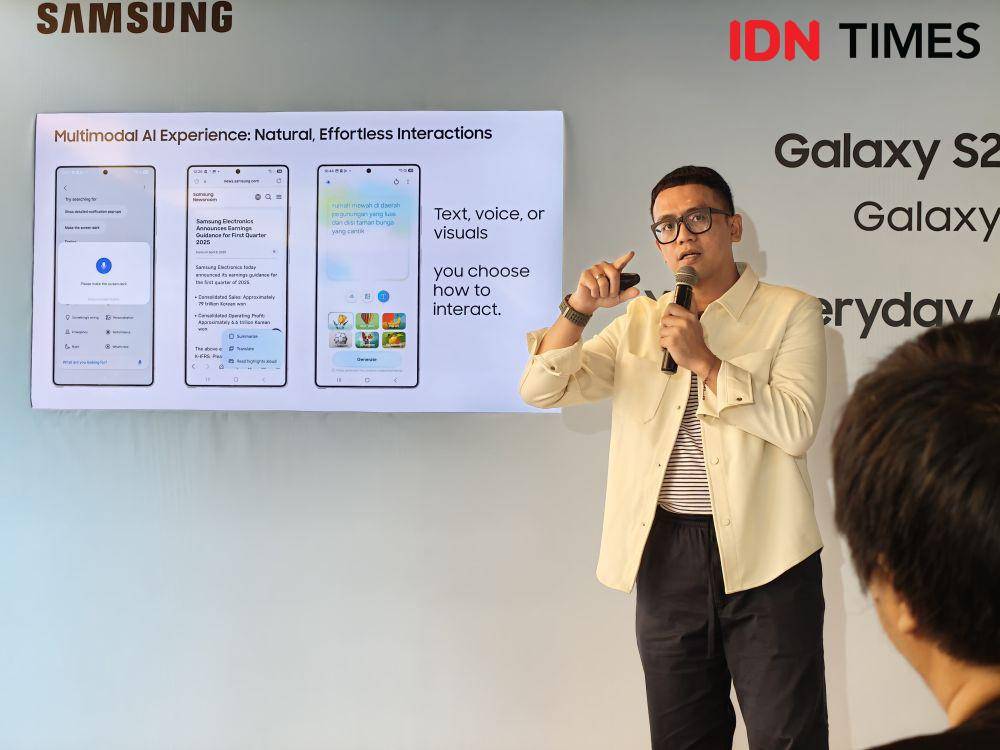 inovasi AI di Galaxy S25 Series (IDN Times/Fatkhur Rozi)