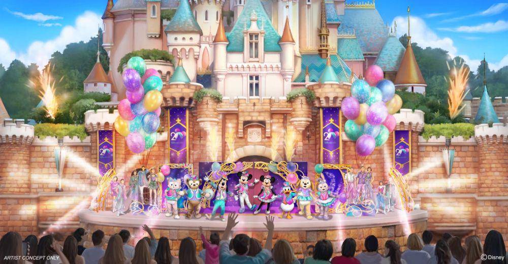 Castle Stage Show with Character Transformation, perayaan ulang tahun ke-20 Hong Kong Disneyland (Dok. IDN Times)