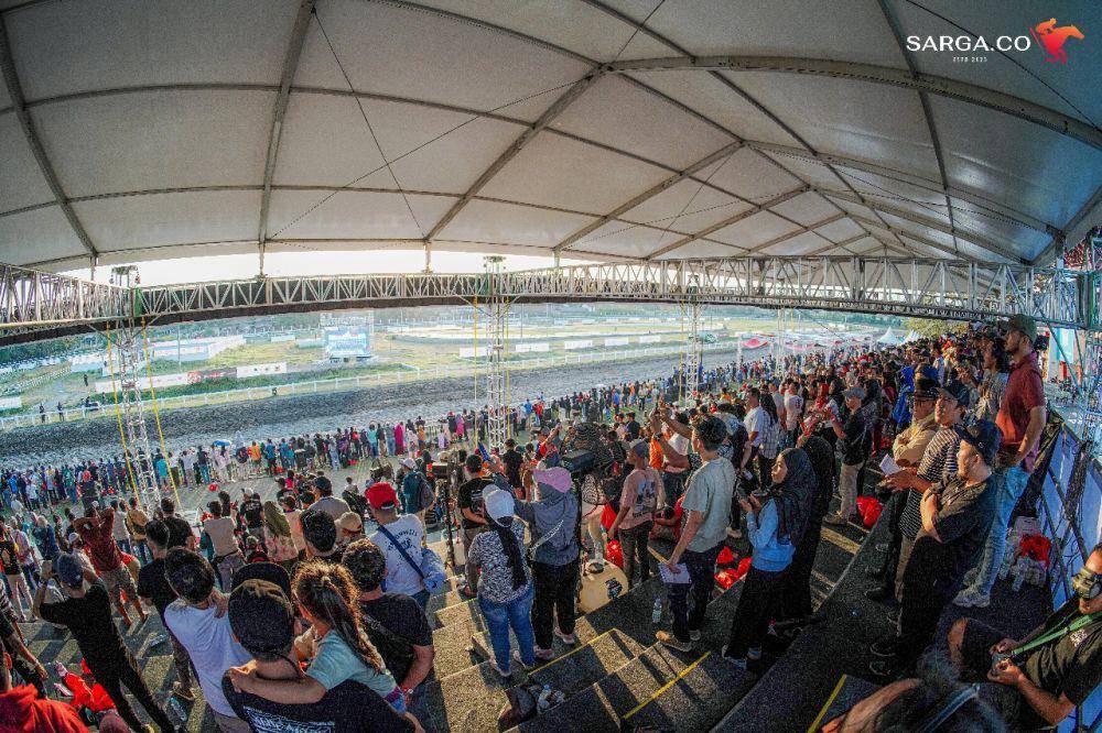Ilustrasi penonton di Sarga The Race of Rising Stars. (Dok. Sarga)