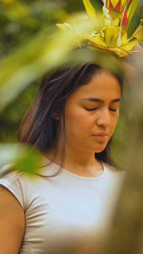 Marshanda jalani melukat (TikTok.com/marshanda394)