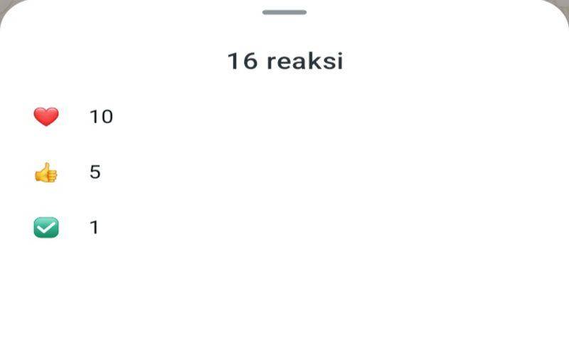 menyentuh reaksi emoji WhatsApp (dok. pribadi/Jubaedah Haryani)