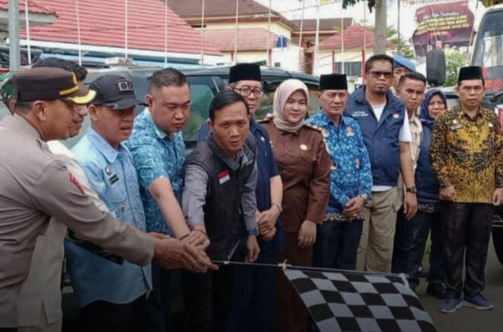 Logistik PSU Empat Lawang sudah mulai didistribusikan ke 10 Kecamatan. (Dok. Protokol Pemkab Empat Lawang)