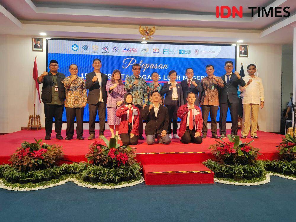 Lulusan SMK Se-Indonesia Diberangkatkan Magang ke Jepang. (IDN Times/Imam Faishal)