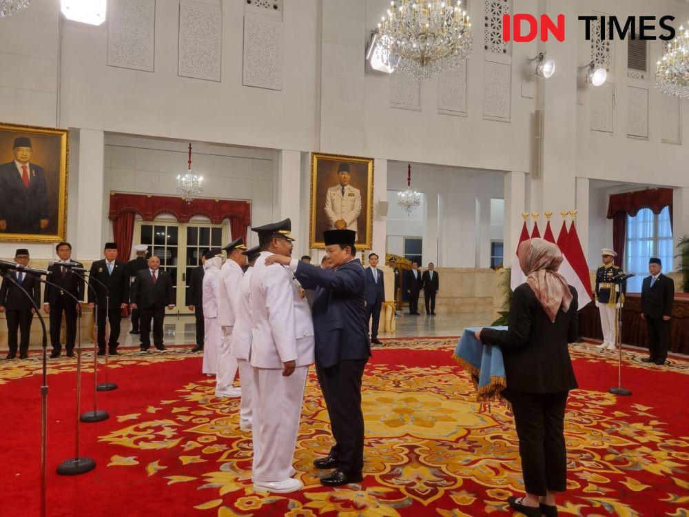 Hadiri Pelantikan 2 Gubernur, Mardiono Bicara Ketahanan Pangan