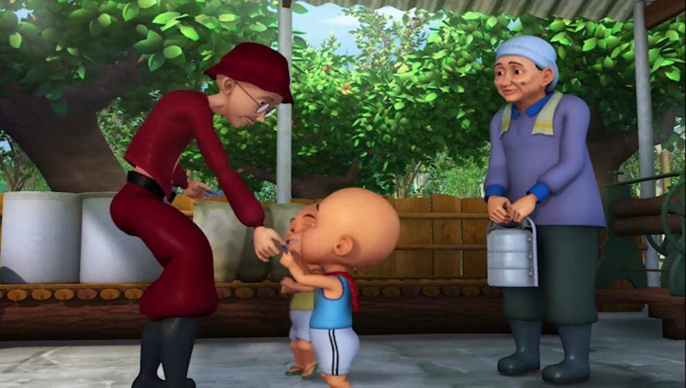 cuplikan serial Upin dan Ipin (youtube.com/Les' Copaque Production)