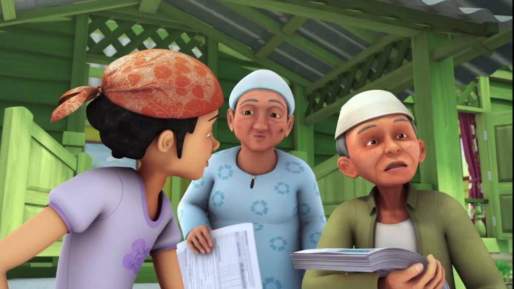 cuplikan serial Upin dan Ipin (youtube.com/Les' Copaque Production)
