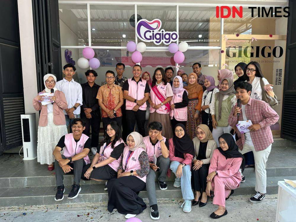 Pembukaan klinik Gigigo di Karangasem, Solo. (IDN Times/Larasati Rey)