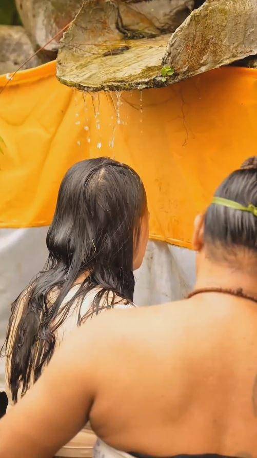 Marshanda jalani melukat (TikTok.com/marshanda394)