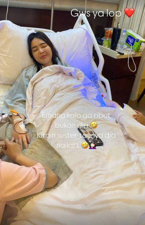 Amanda Manopo dirawat di rumah sakit (Instagram.com/amandamanopo)
