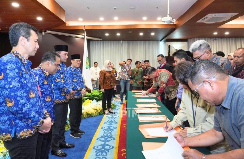 18 UMKM Kaltim Teken Kerja Sama dengan Perusahaan Tambang dan Sawit