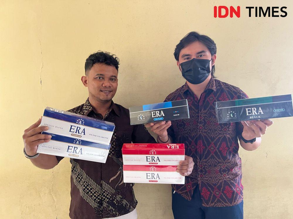 Polisi ungkap peredaran rokok ilegal di Pontianak. (IDN Times/istimewa).