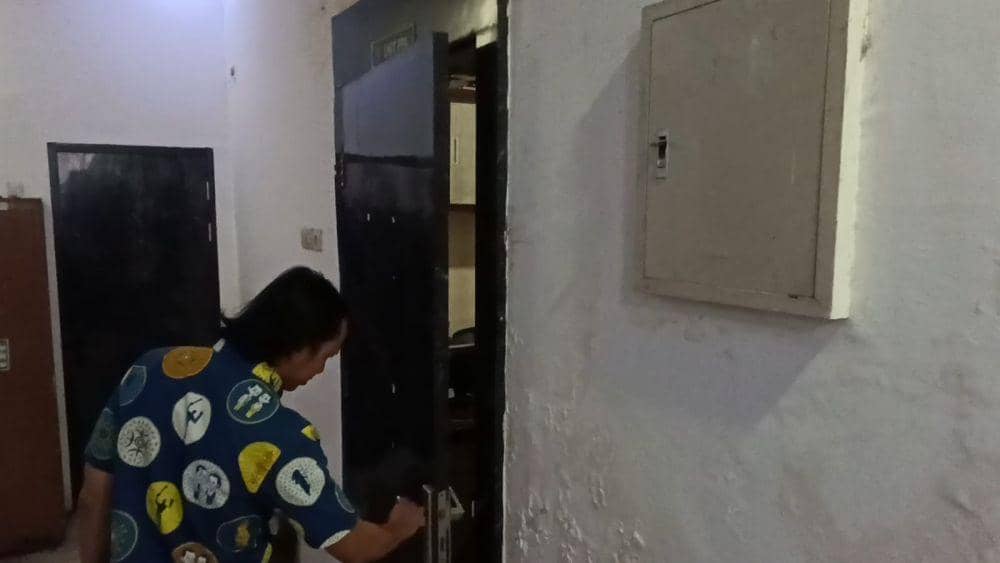 Pelaku saat diperiksa UPPA Satreskrim Polres Tulungagung. IDN Times/ Bramanta Pamungkas