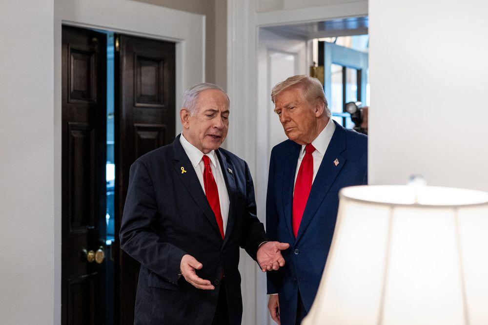 Perdana Menteri Israel Benjamin Netanyahu dan Presiden AS Donald Trump. (The White House, Public domain, via Wikimedia Commons)