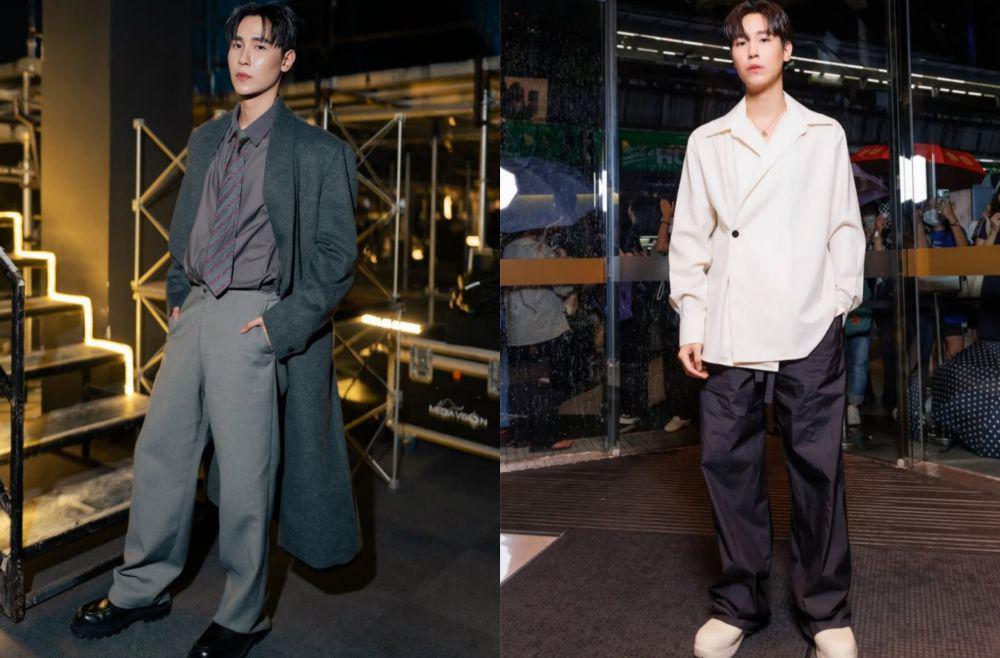 9 Inspirasi Office Look Style ala Junior Panachai, Fashionable!