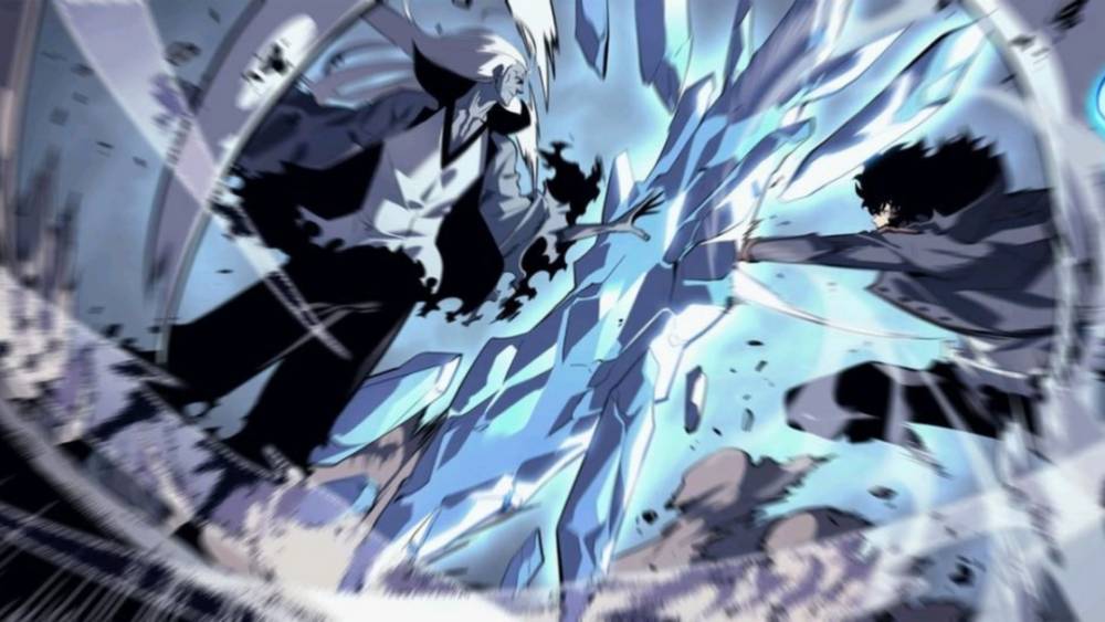 Sung Il Hwan vs. Sillad (dok. D&C Media/Solo Leveling)