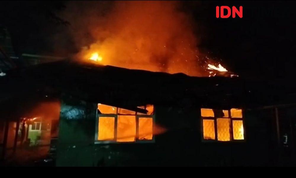 Dua Ruang Kelas SD Patra Dharma 1 Balikpapan Ludes Terbakar
