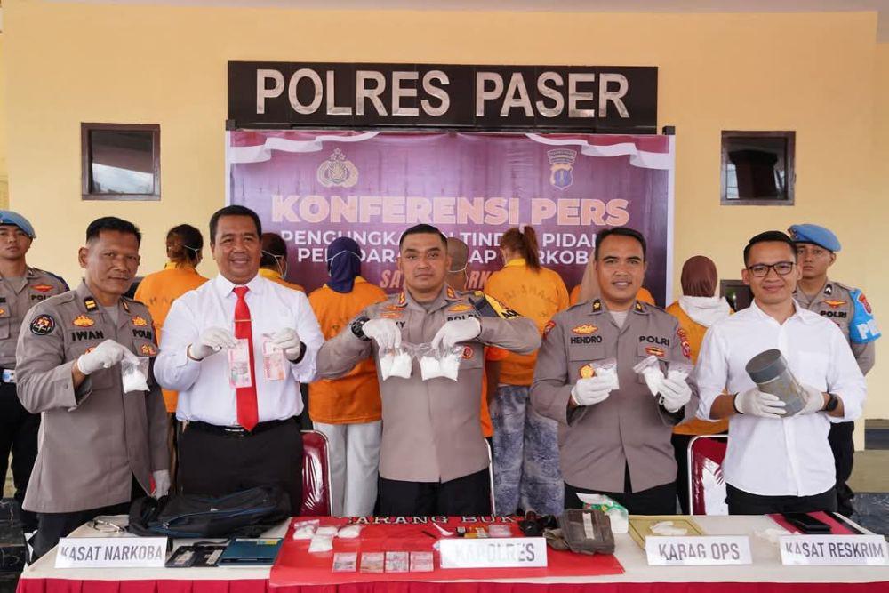 Polisi Gagalkan Peredaran 0,5 Kg Sabu di Paser