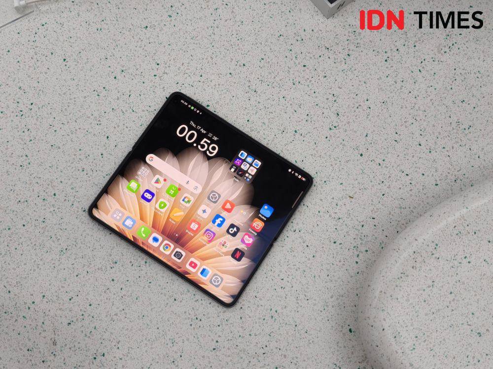 OPPO Find N5 (IDN Times/Fatkhur Rozi)