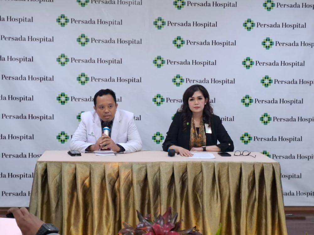 Konferensi pers RS Persada Malang terkait kasus dugaan pelecehan yang dilakukan dokter pada pasien. (IDN Times/Rizal Adhi Pratama)