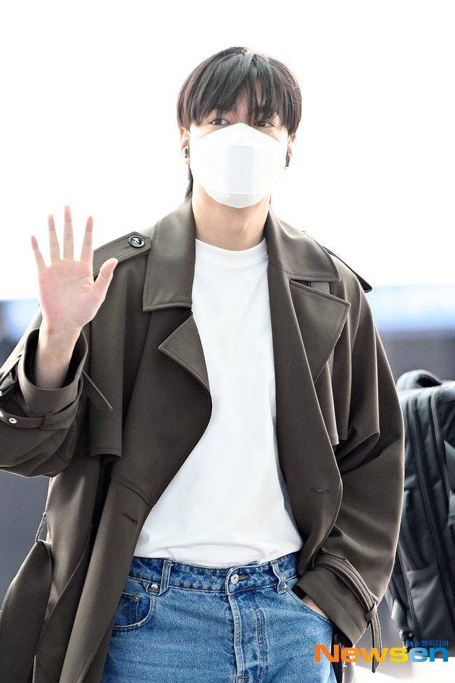 potret Lee Min Ho berangkat ke Jakarta (dok. Newsen)