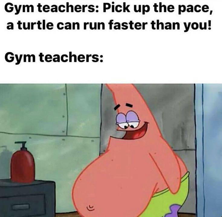 meme SpongeBob tentang gym (reddit.com/user/VelvetPeonne)