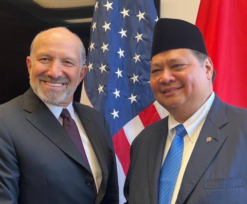 Negosiasi Indonesia-AS yang diungkap Konferensi Pers daring bertajuk 'Perkembangan Terkini Negosiasi dan Diplomasi Perdagangan Indonesia-Amerika Serikat' yang digelar Jumat (18/4) pagi (dok. Tim Komunikasi Prabowo)