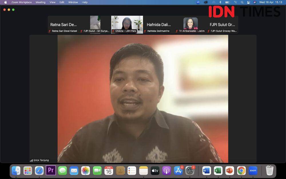 Koordinator Komite Keselamatan Jurnalis Indonesia Erick Tanjung. (dok. FJPI)