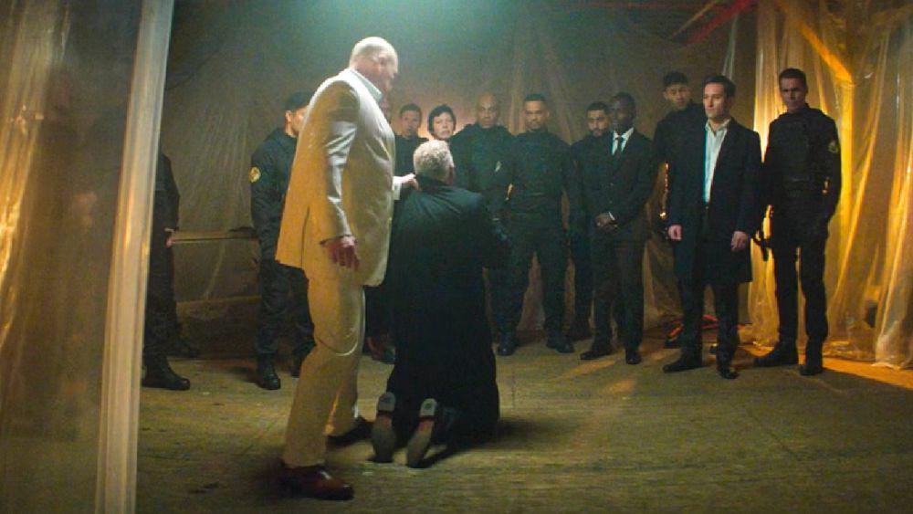 Wilson Fisk bersiap membunuh Komisaris Polisi Gallo (dok. Marvel Studios/Daredevil: Born Again)