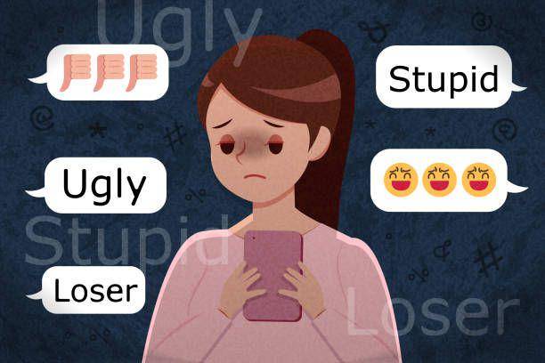 Gadis sedih mendapatkan cyber bullying ilustrasi(istockphoto.com/Lin Shao-hua)