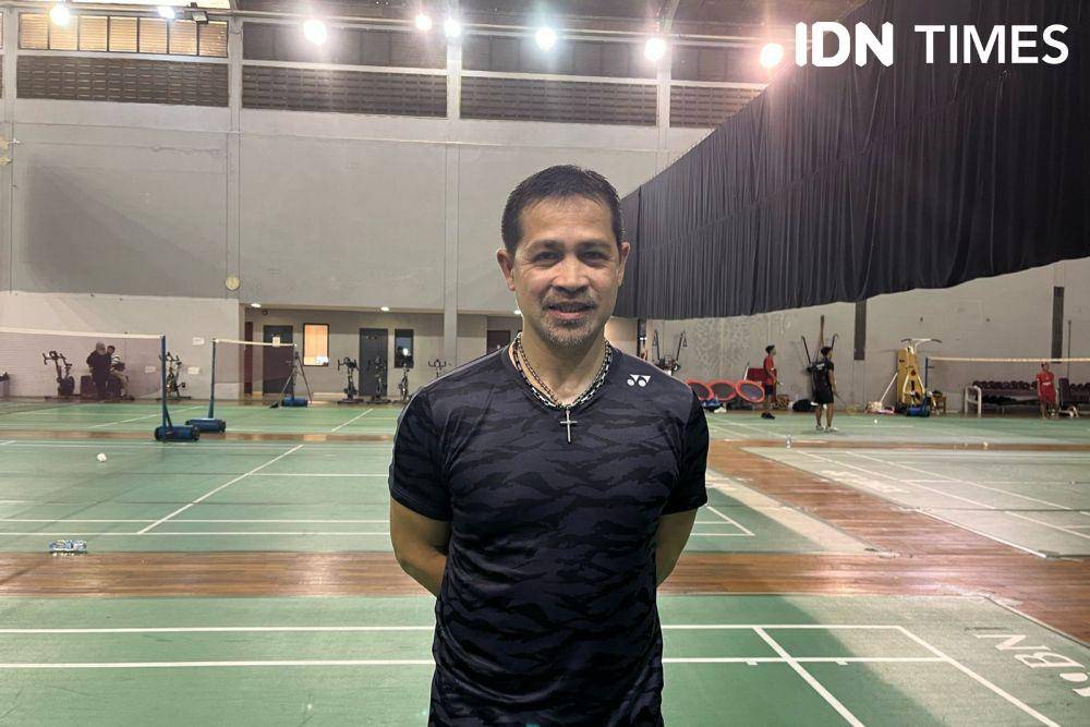 Pelatih ganda putri pelatnas PBSI, Karel Mainaky (IDN Times/Margith Damanik)